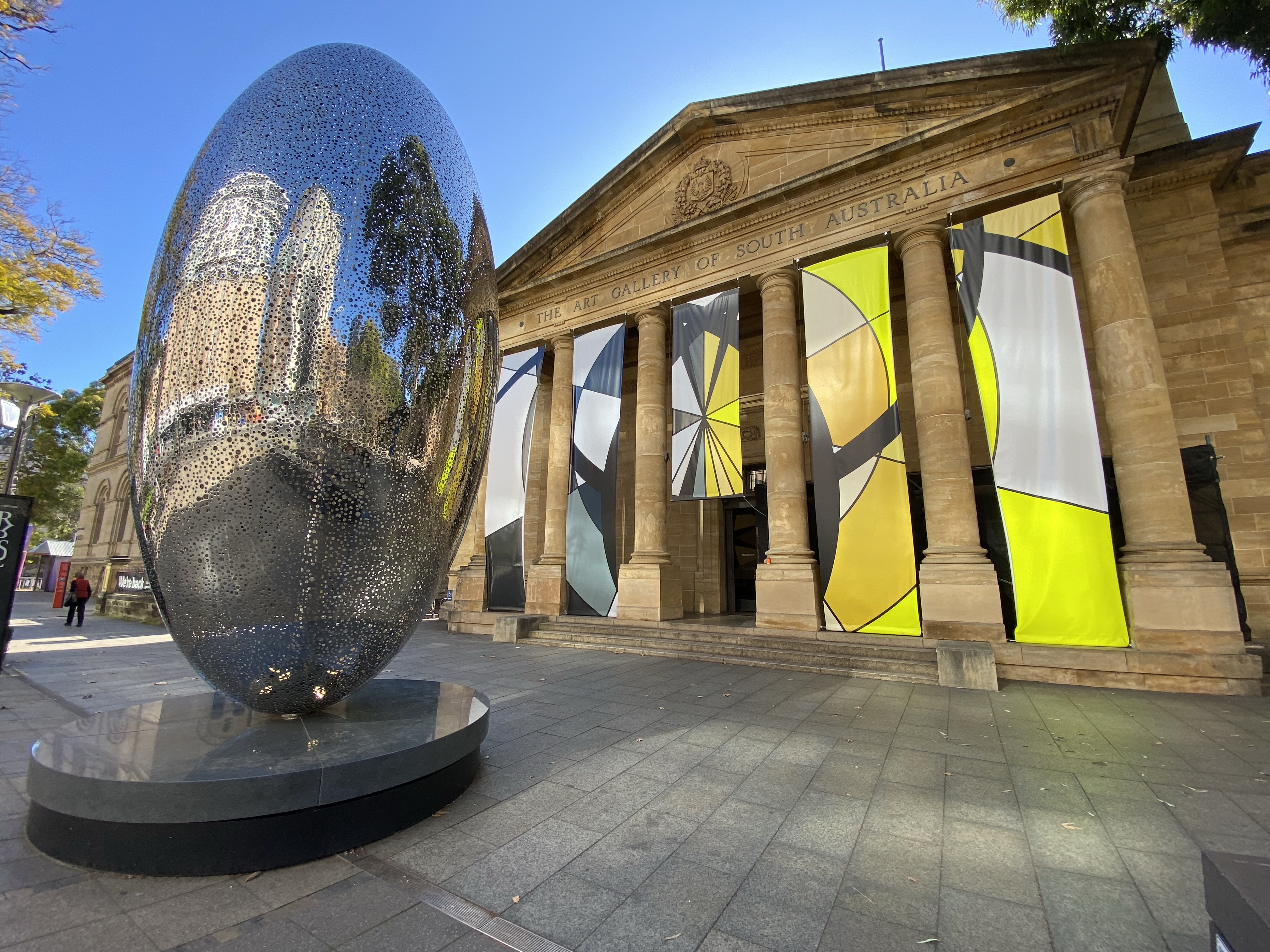 Main entry to the Art Gallery of South Australia