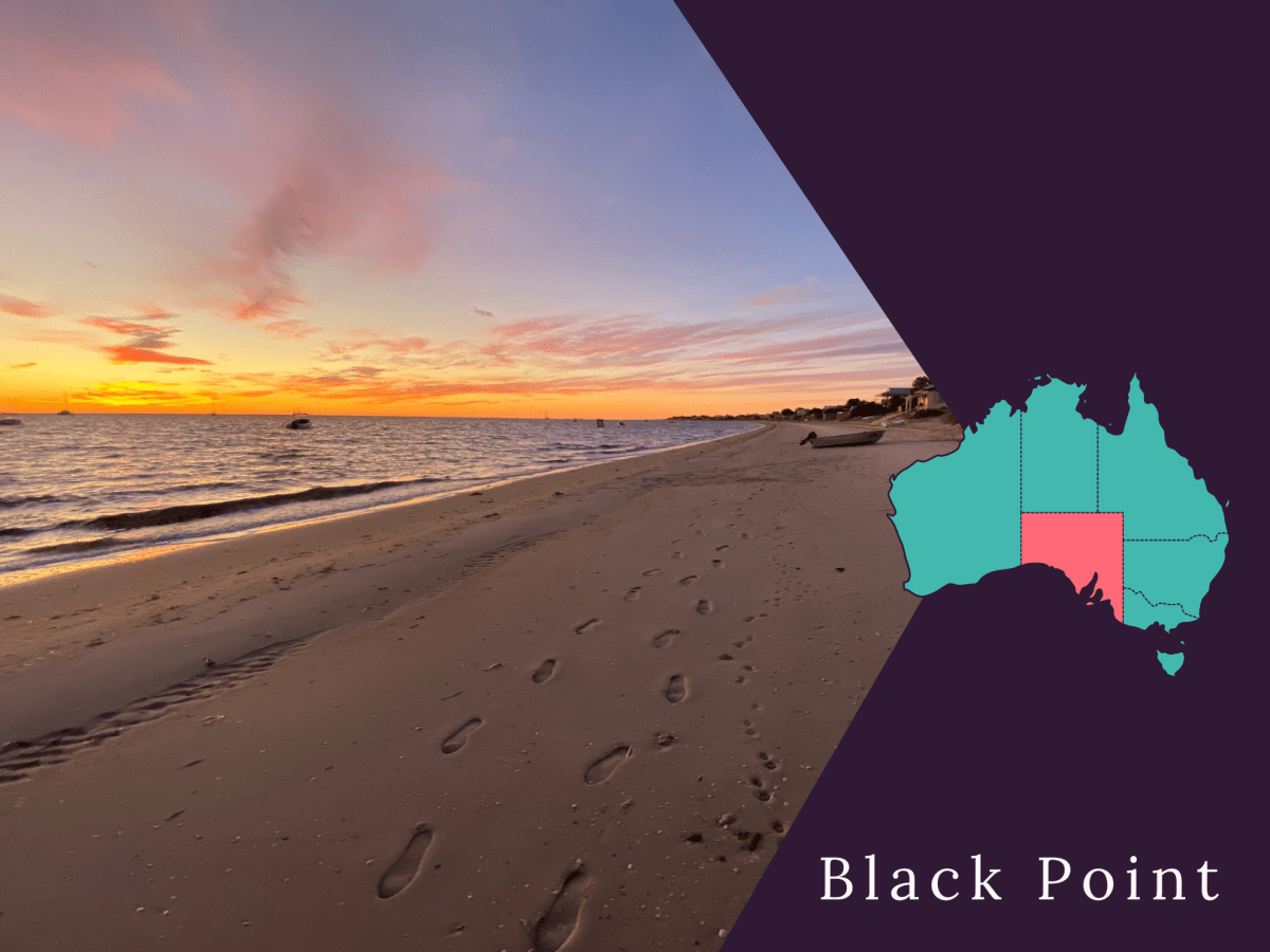 blog banner for post about Black Point, South Australia