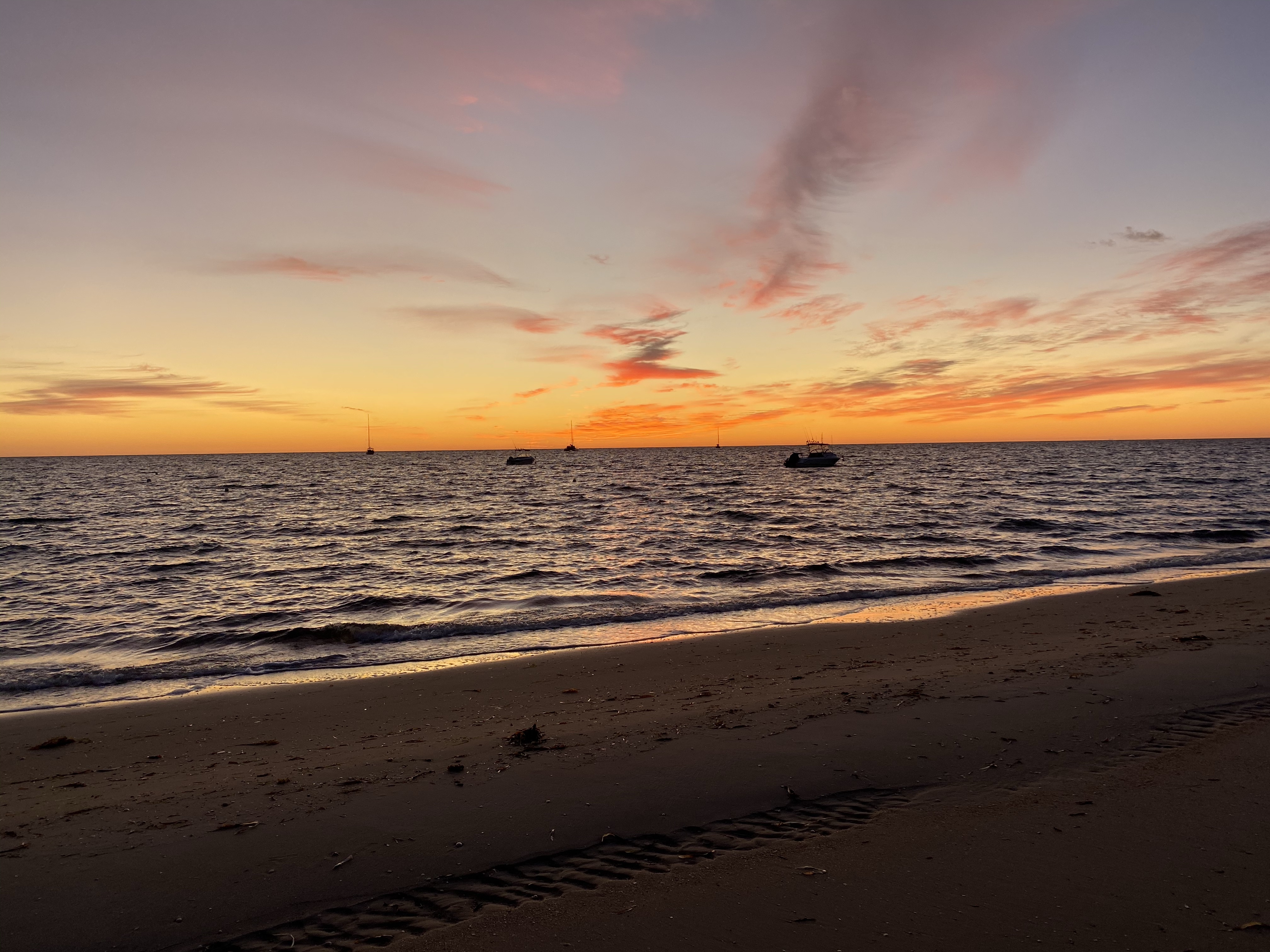 picture showing sunrise over Black Point Beach